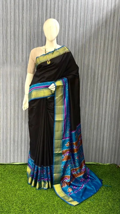 Premium Pure Pochampalli Soft Silk Bandhani Saree